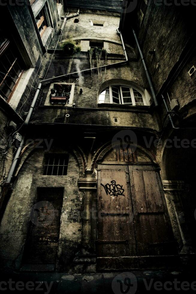 Dramatic Old Town Charm in Chambery, Savoie   Grand Angle Photo