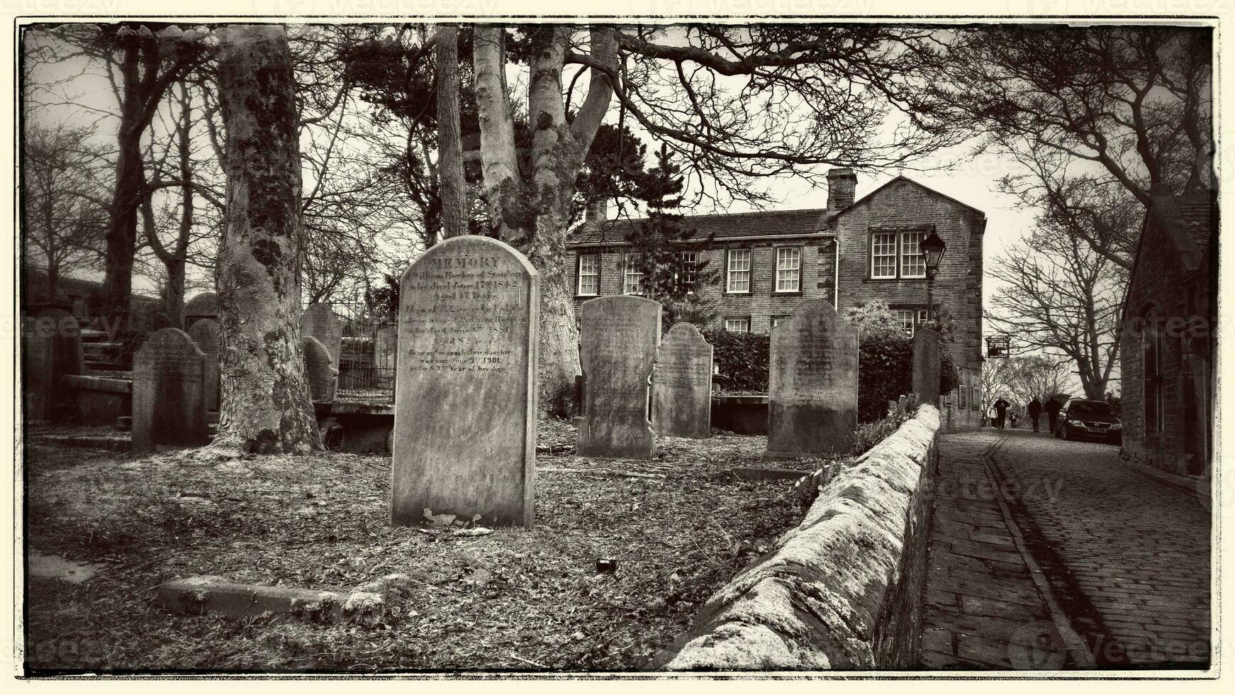 Eerie Charm of Bronte Sisters Village Cemetery, Haworth photo