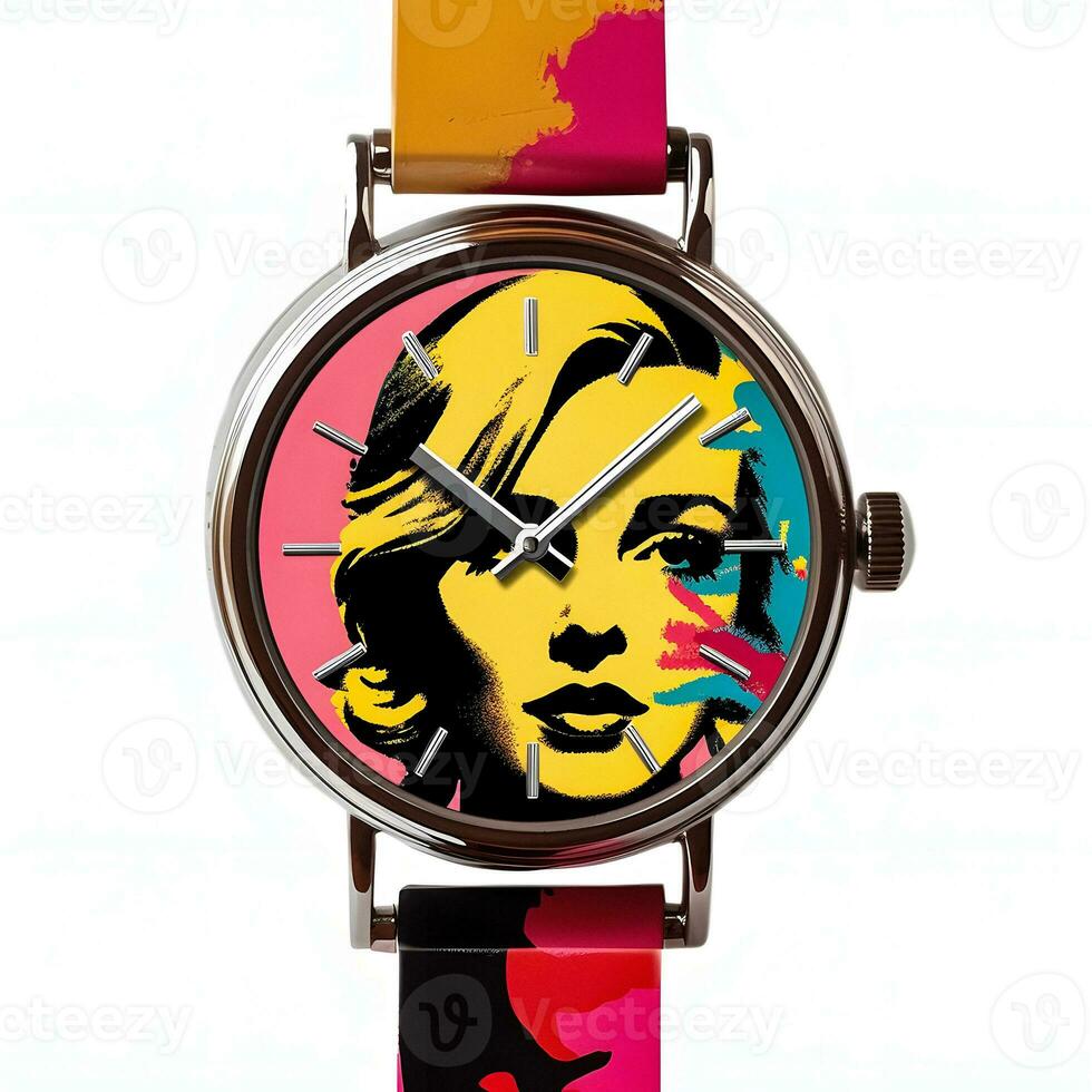 Artistic Timepiece AI Generated Watch Masterpiece photo