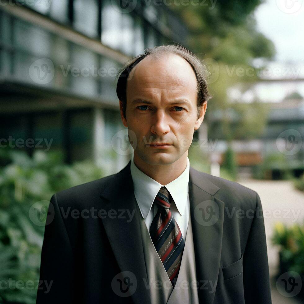 contemporáneo retrato de Charles baudelaire en moderno atuendo generativo ai foto