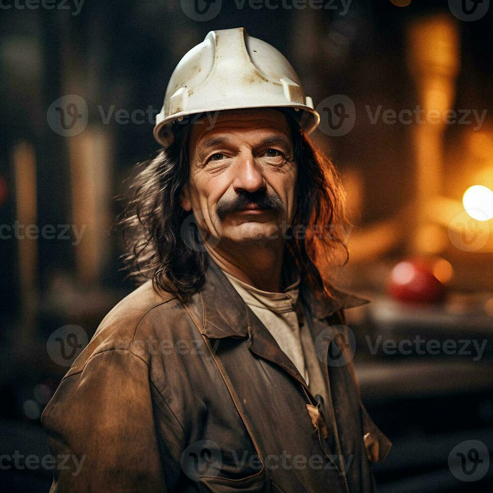 Rene Descartes as a Modern Worker   generative ai photo