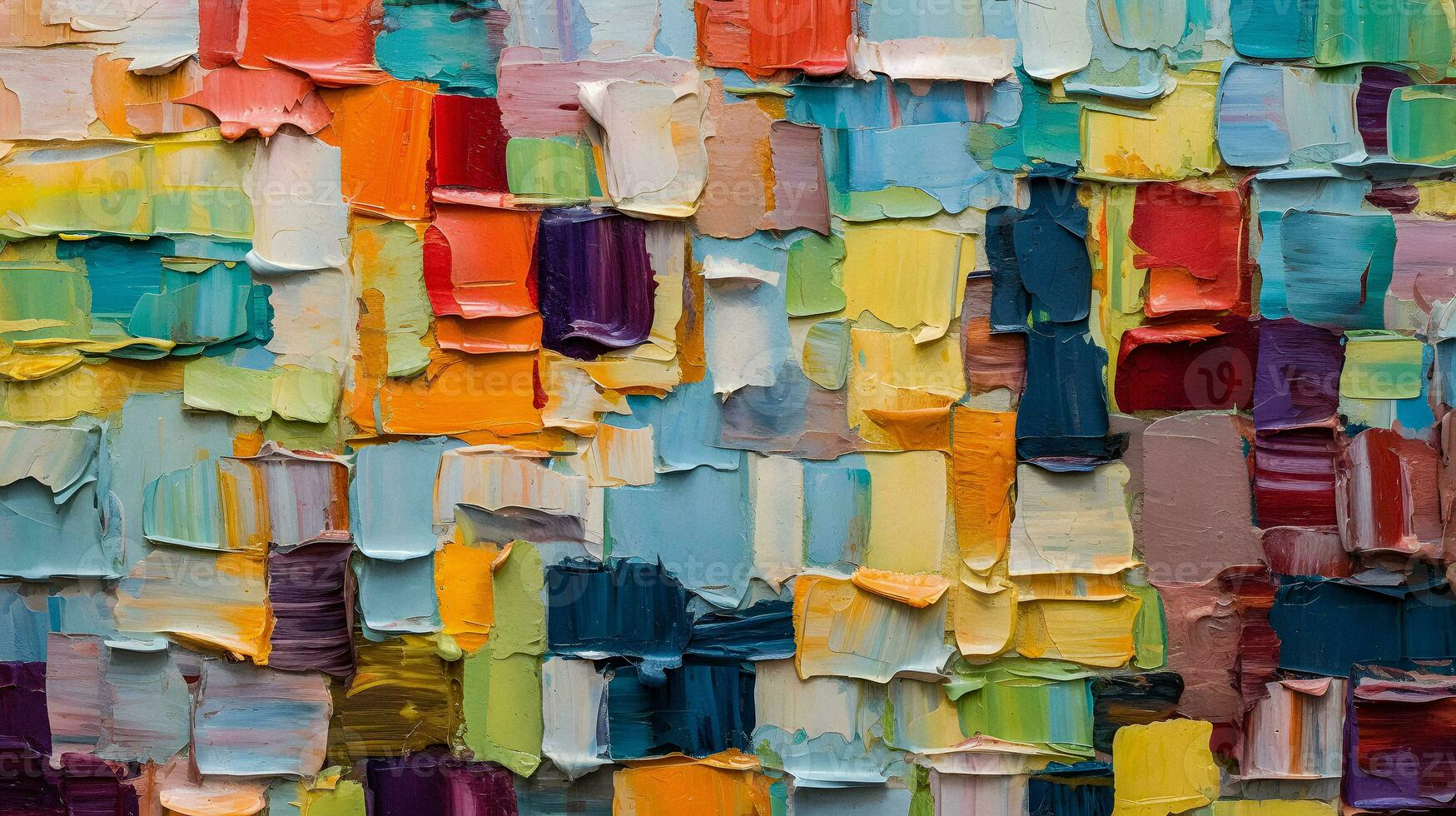 Vibrant Abstract Artwork on Unprimed Canvas. Generative AI. 32433582