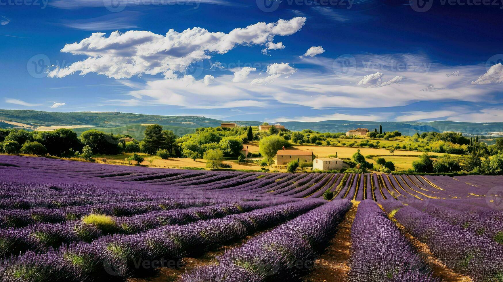 agricultura provence viñedos Francia ai generado foto