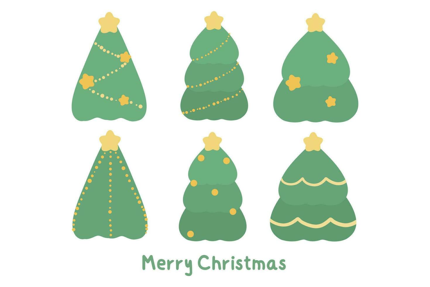 Christmas tree, Sparkling lights illuminating the tree, for decoration vector
