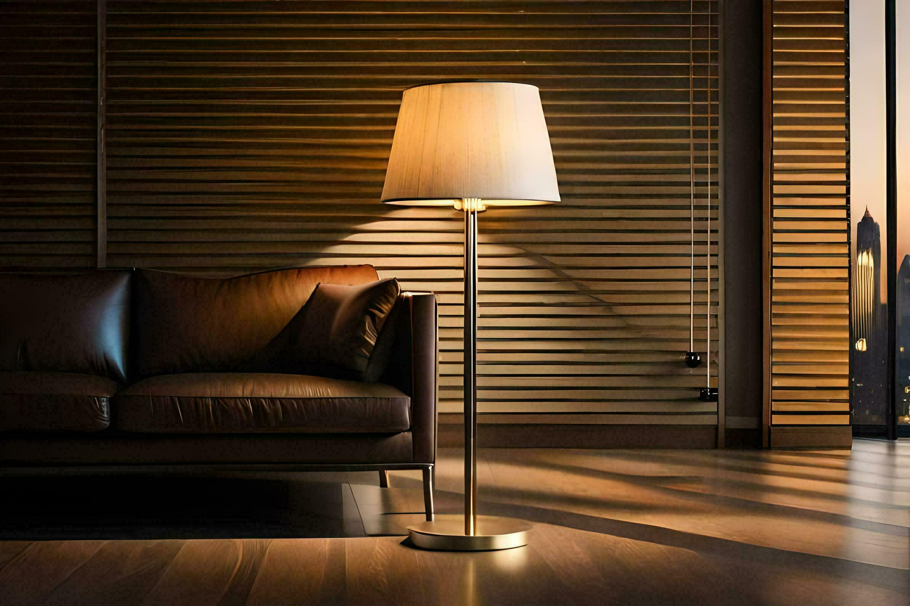 Sitting lamp wood best sale