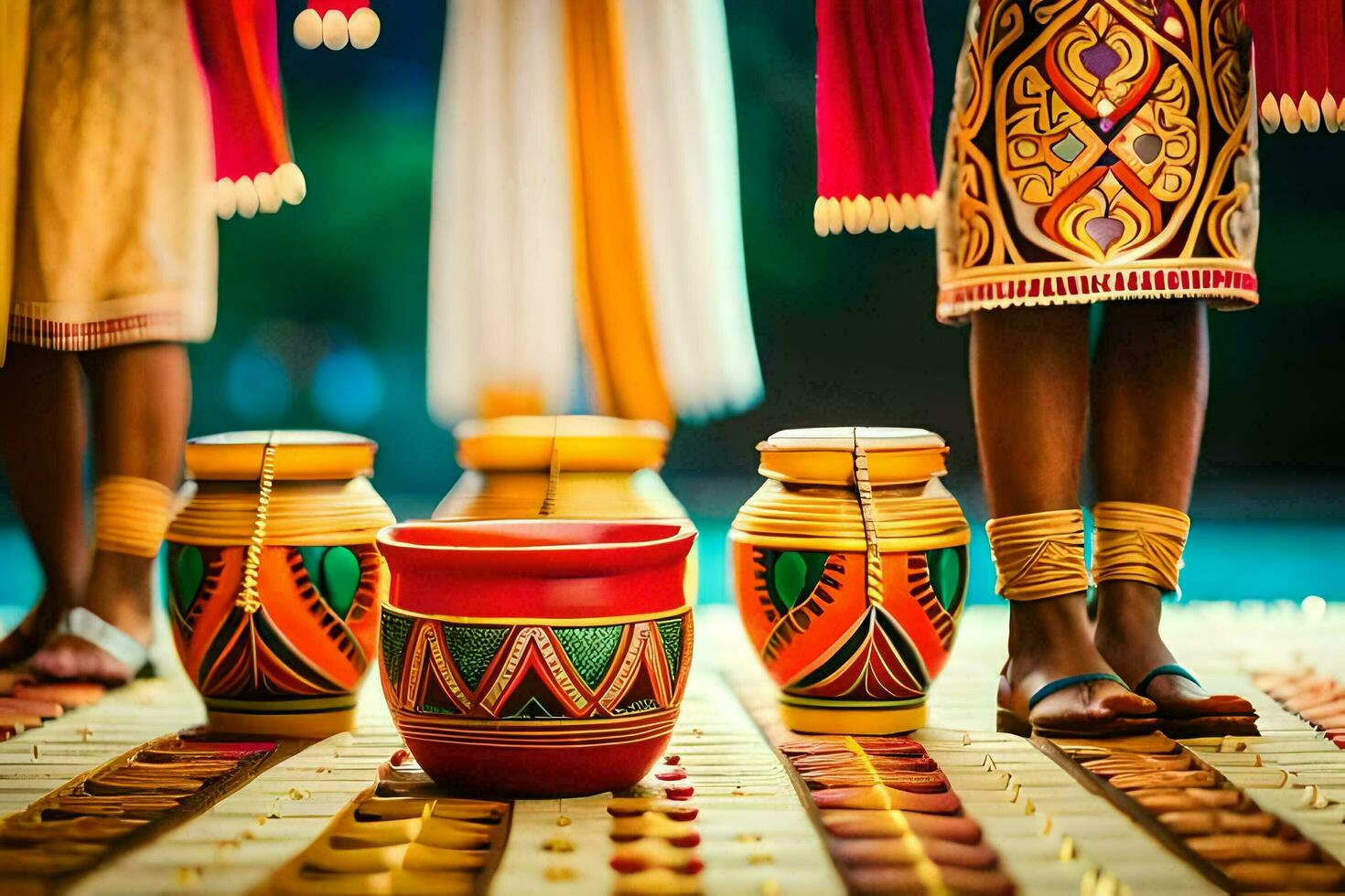 indio Boda ceremonia - Boda fotografía por Krishna kumar. generado por ai foto