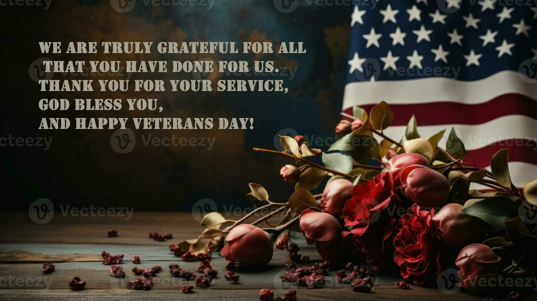 Thank you for your service, God bless you, and Happy Veterans Day photo