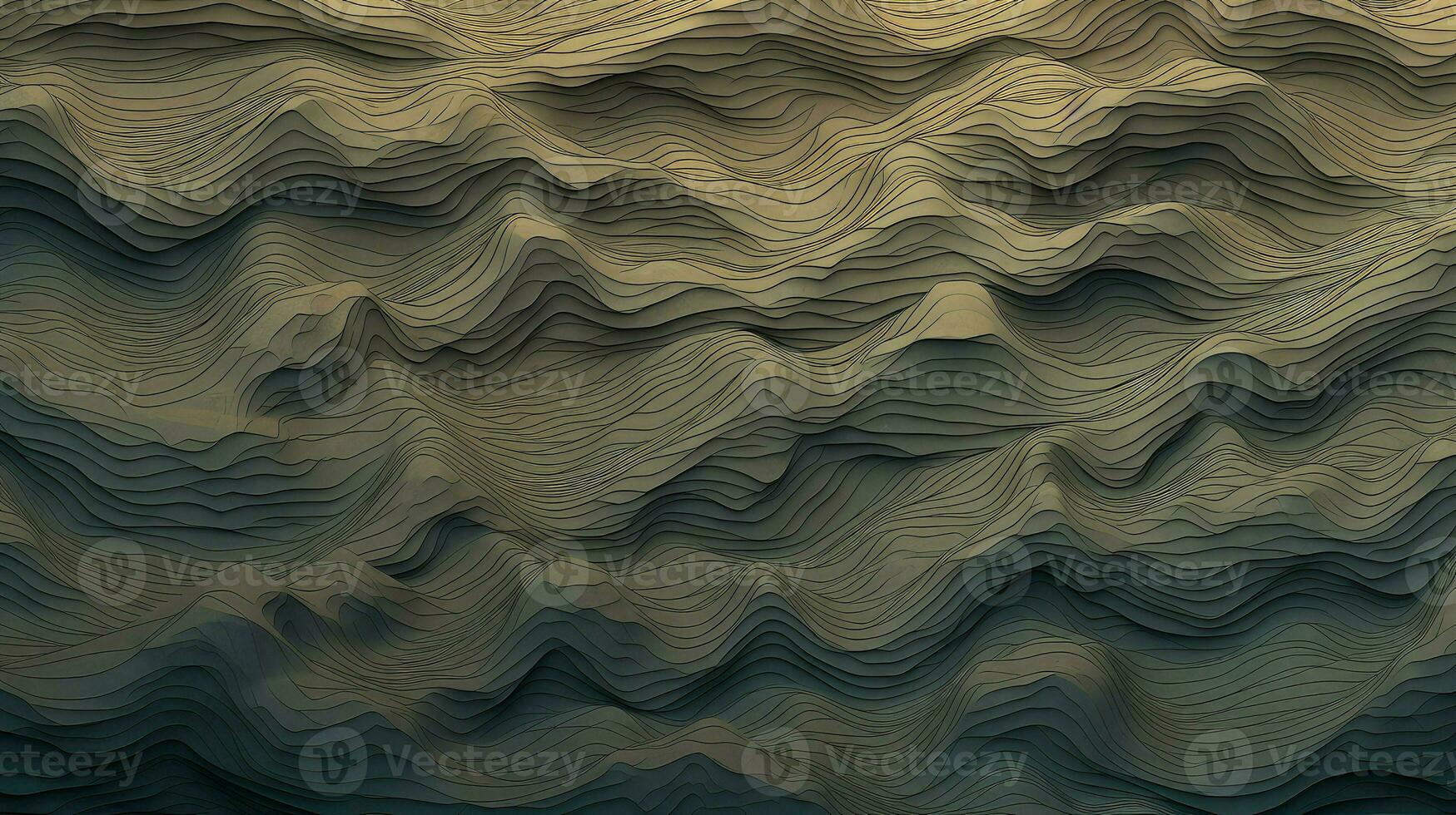 ww1 trenches ridges background ai generated photo