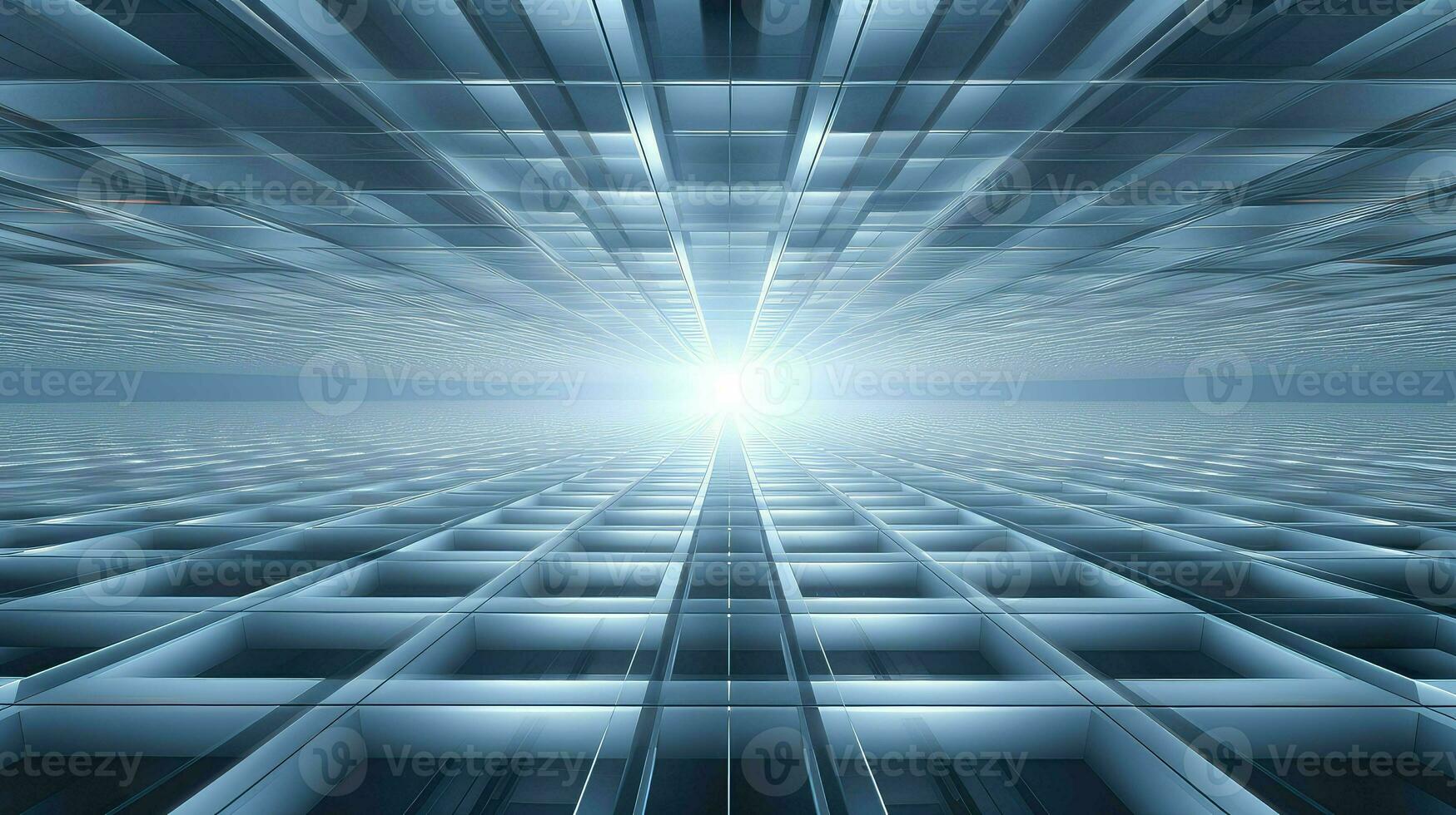 line perspective intersection abstract ai generated photo