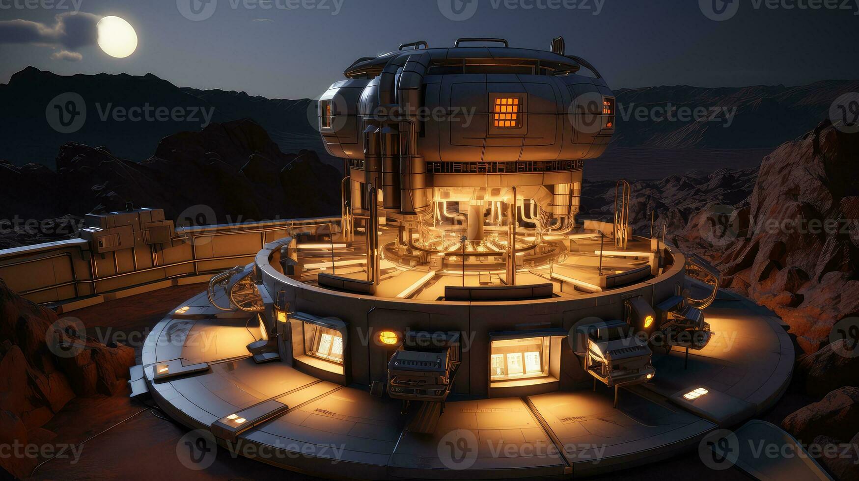 reactor small modular nuclear ai generated photo