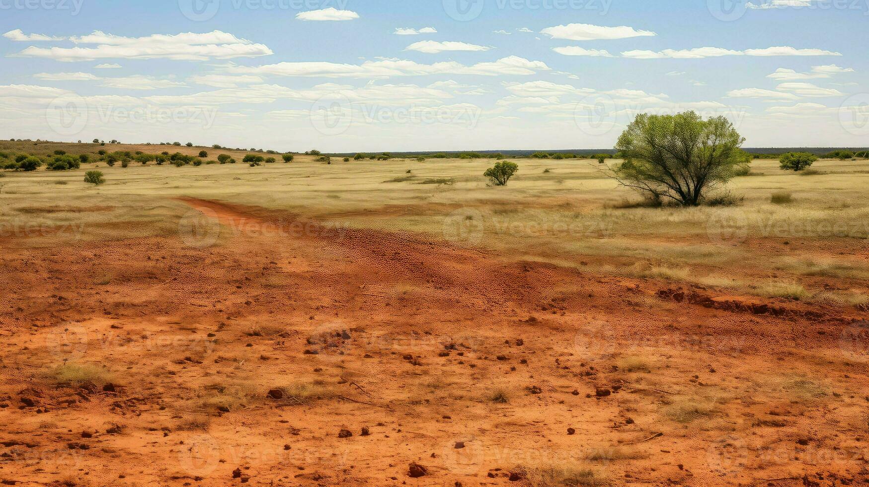 outdoor oklahoma red dirt ai generated photo