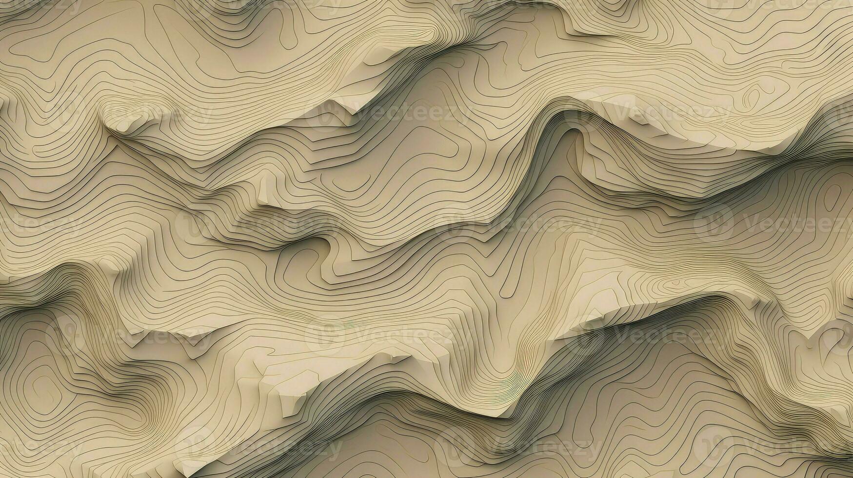 background terrain map contours ai generated photo