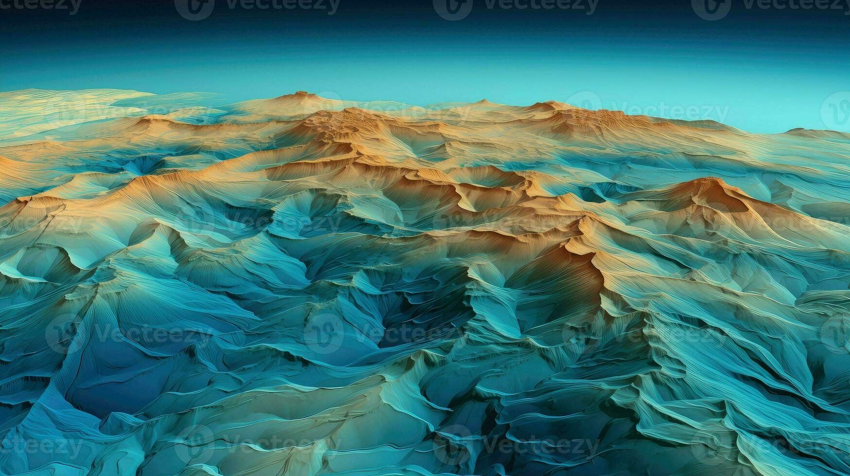 topography marine topographic map ai generated photo