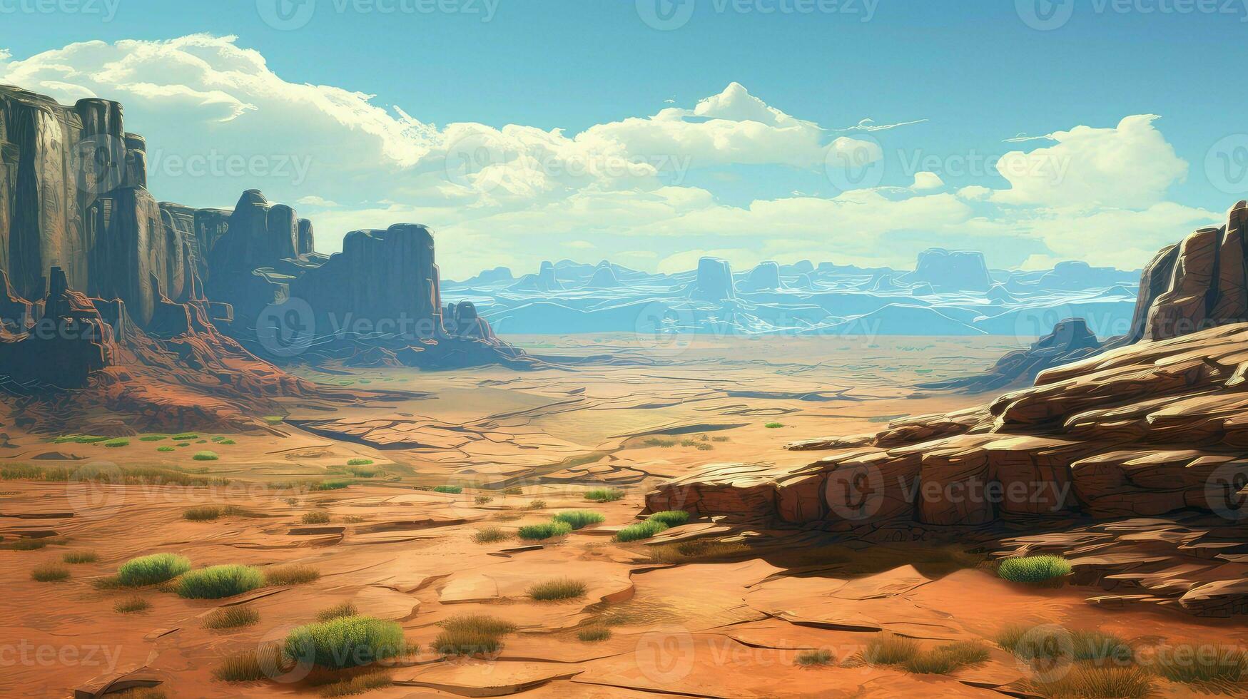 mountain colorado landscape canyons ai generated photo