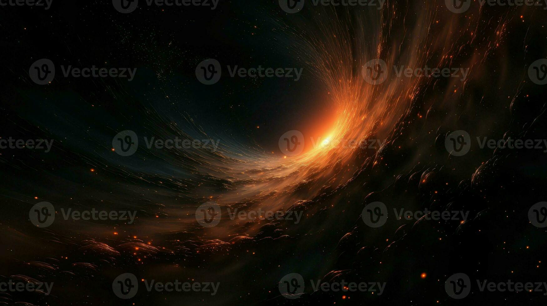 background interstellar vortex abstract ai generated photo