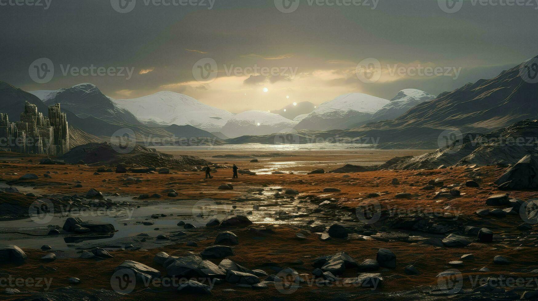 technology soil collected astronauts ai generated photo