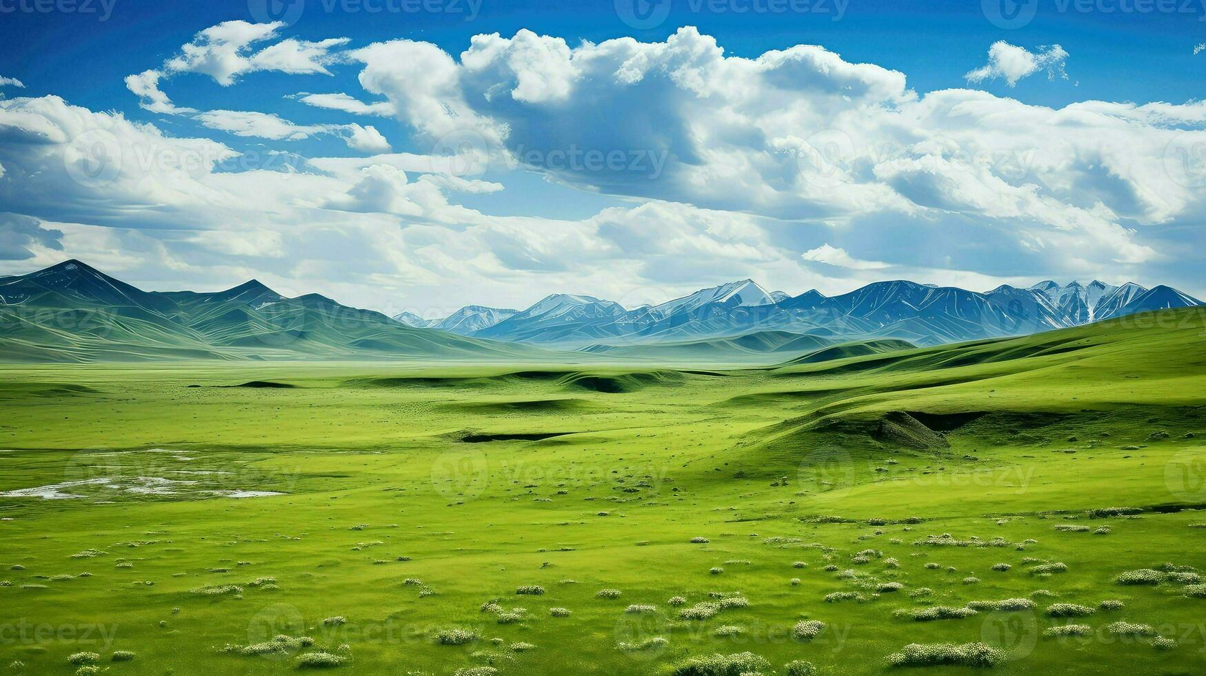 forest eurasian plateau landscape ai generated photo