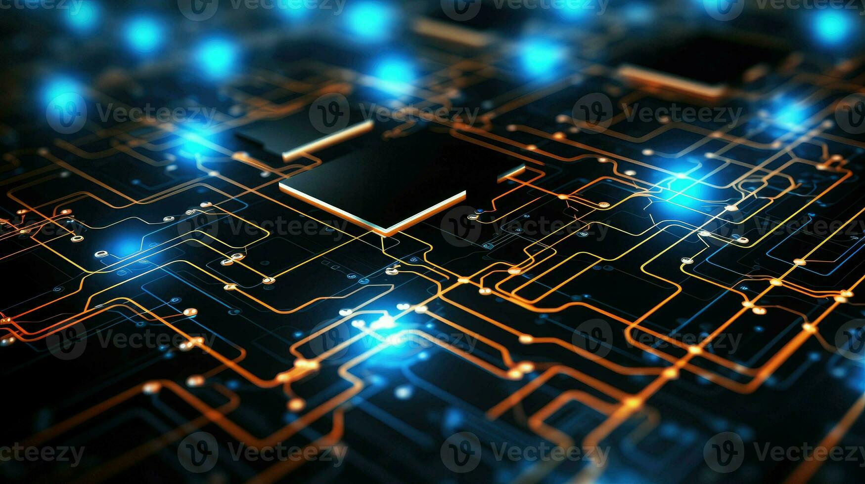 diagrama eléctrico circuito nexo ai generado foto