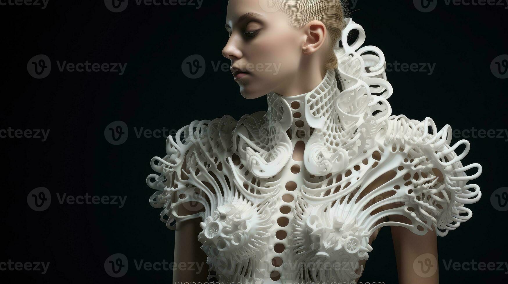 design 3d printed clothes ai generated photo