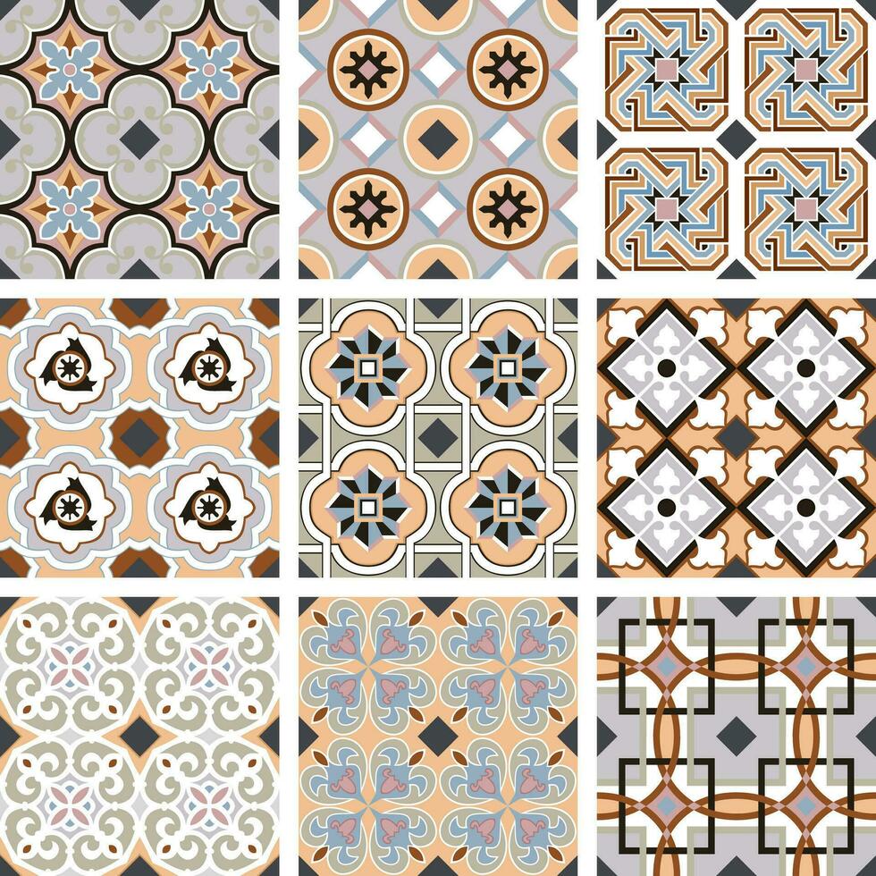 Wall Tile wallpaper vector seamless patterns pattern illustration
