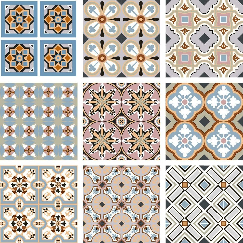 Wall Tile wallpaper vector seamless patterns pattern illustration