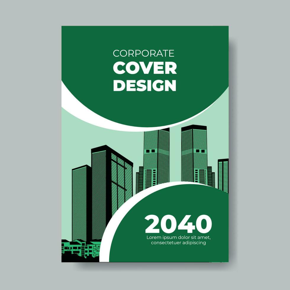 Corporate business annual report, Business Book Cover Design Template in A4, Poster, Corporate Presentation, Portfolio, Flyer, Banner, catalog, magazine, website. vector