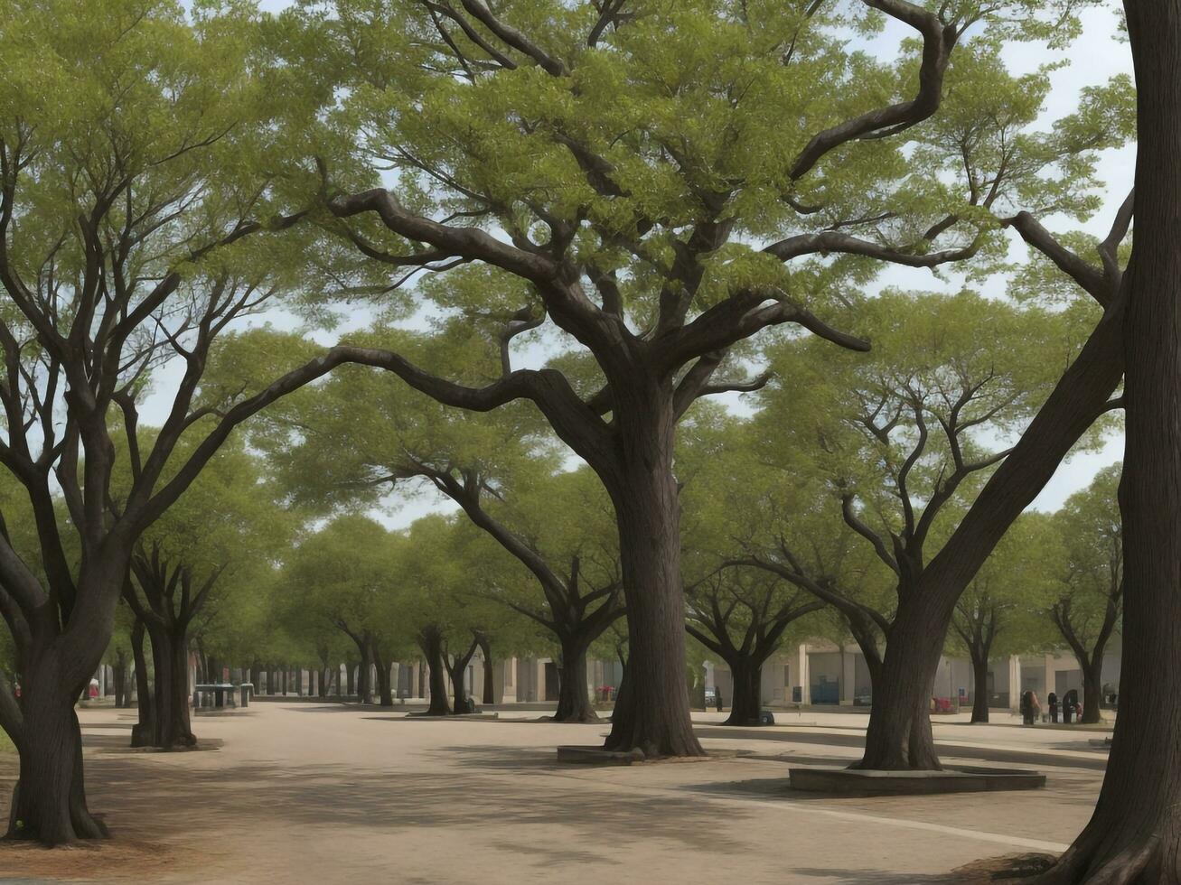 árbol hermosa cerca arriba imagen ai generado foto