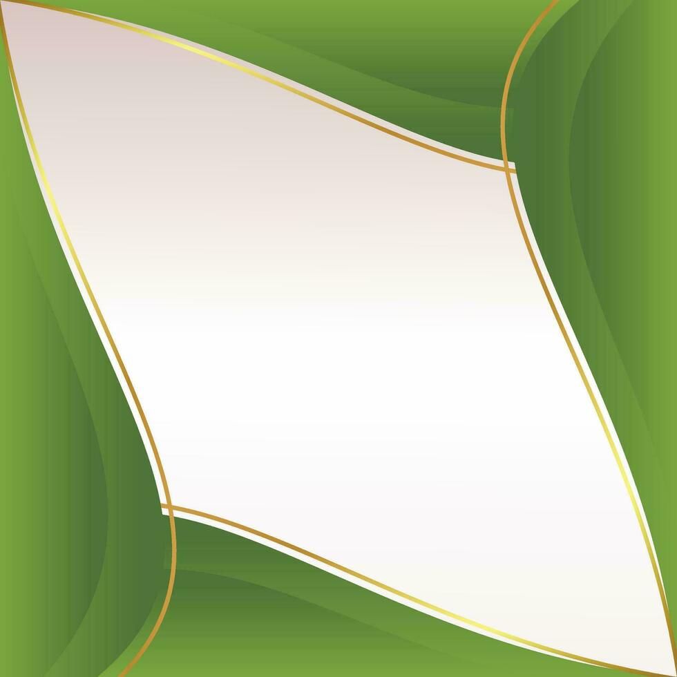 green leaf shape background, free copy space area. vector design for banner, greeting card, poster, social media, web.