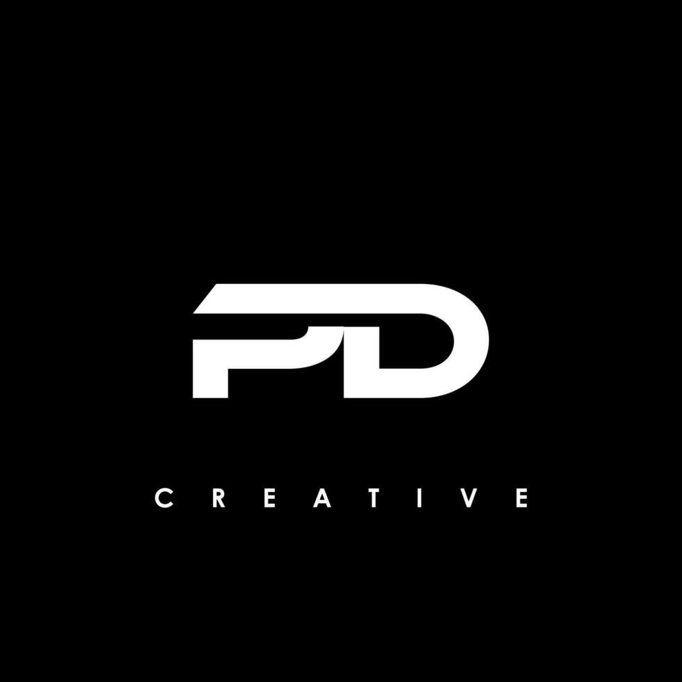 PD Letter Initial Logo Design Template Vector Illustration