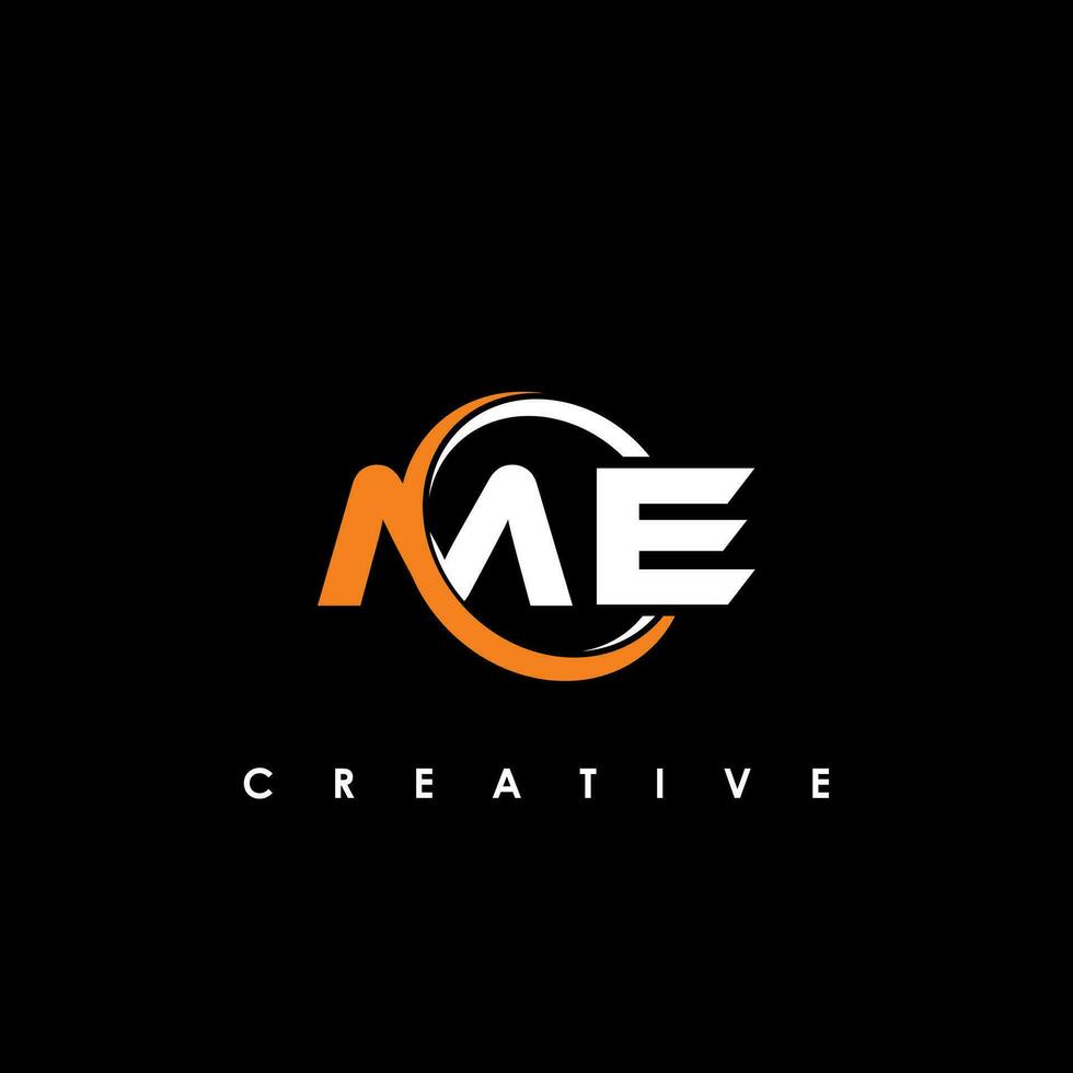 ME Letter Initial Logo Design Template Vector Illustration