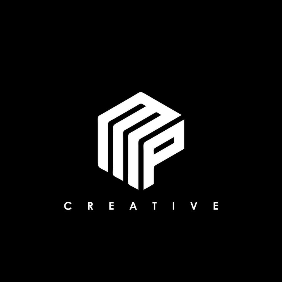 MP Letter Initial Logo Design Template Vector Illustration