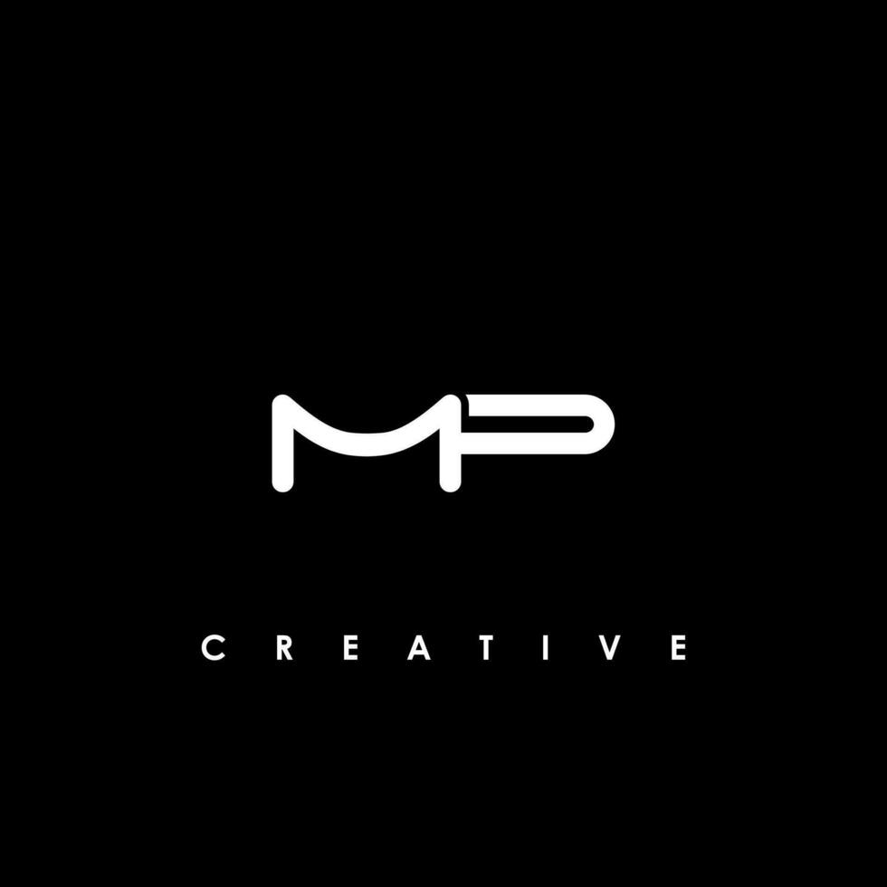 MP Letter Initial Logo Design Template Vector Illustration