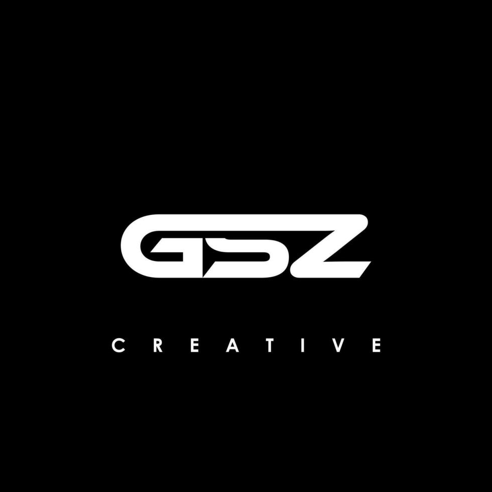 GSZ Letter Initial Logo Design Template Vector Illustration