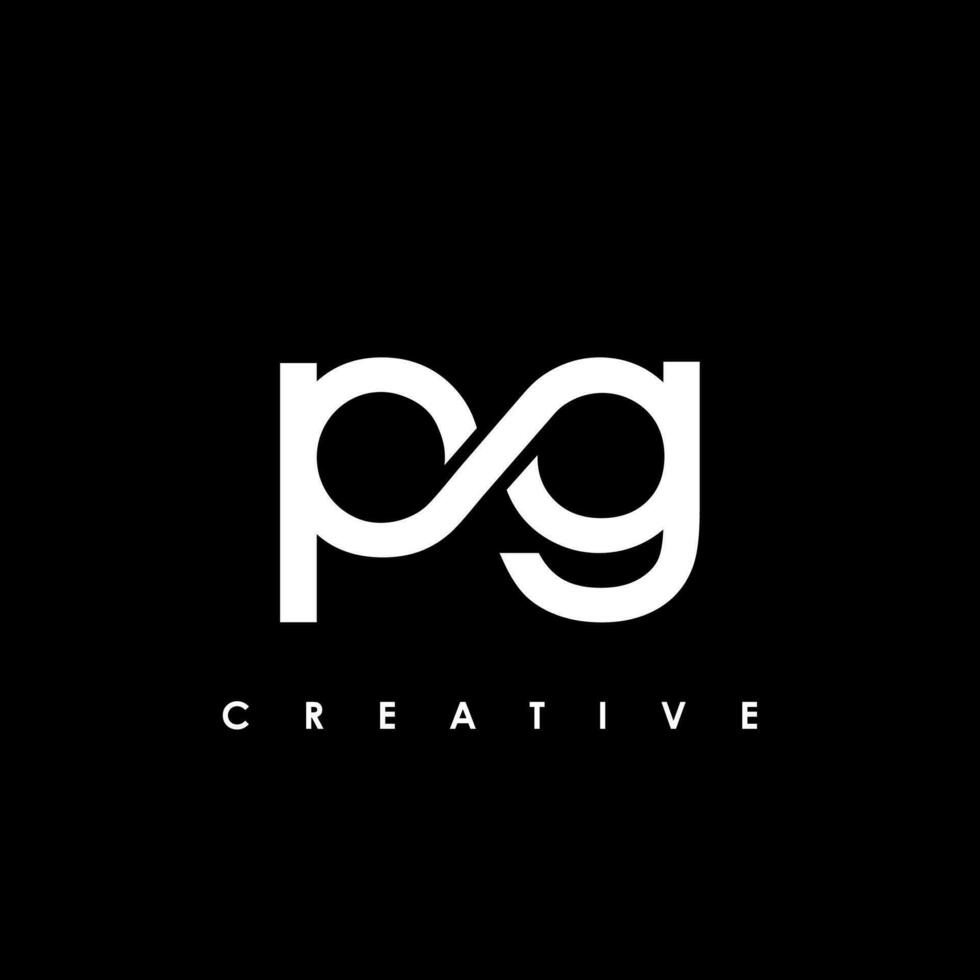 PG Letter Initial Logo Design Template Vector Illustration