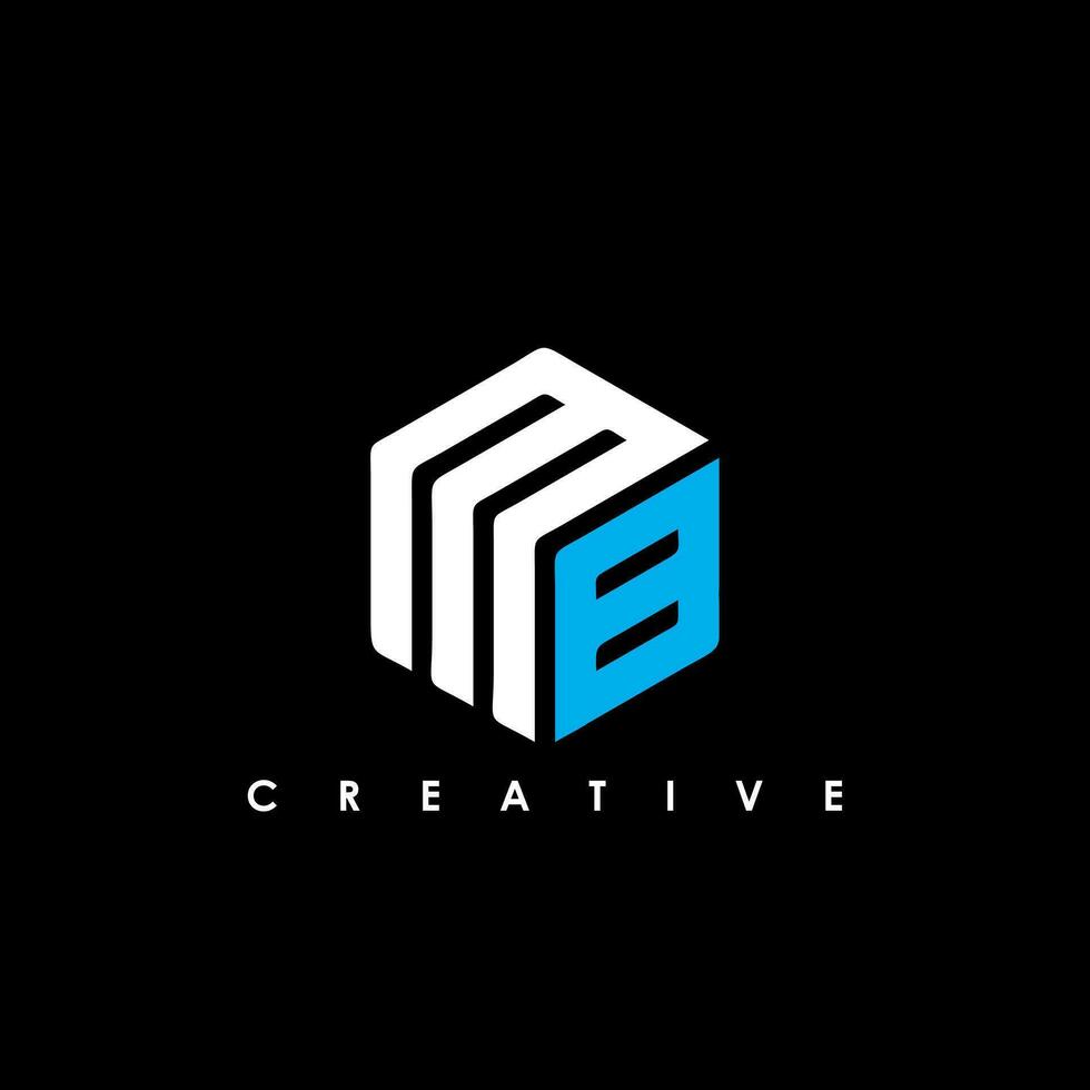 MB Letter Initial Logo Design Template Vector Illustration