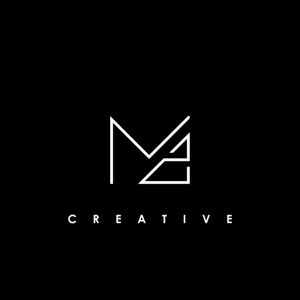 MZ Letter Initial Logo Design Template Vector Illustration