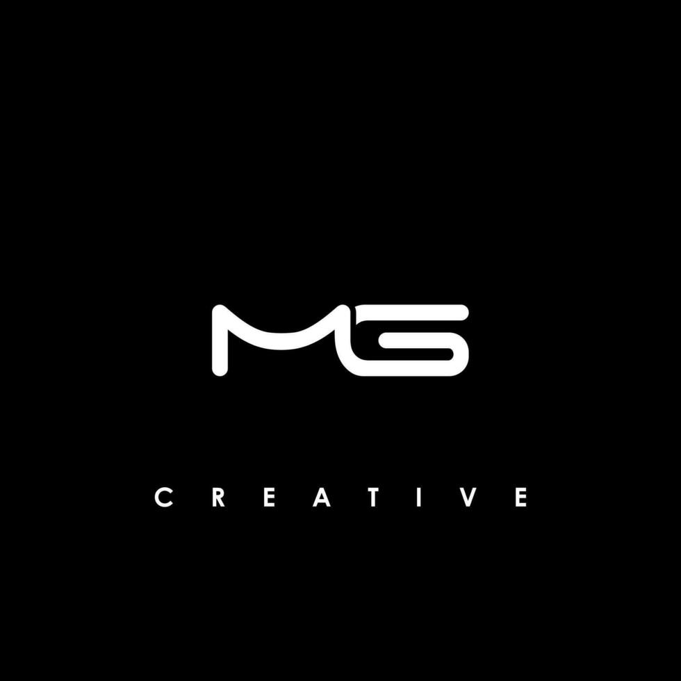 MG Letter Initial Logo Design Template Vector Illustration