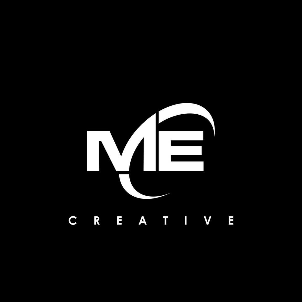 ME Letter Initial Logo Design Template Vector Illustration