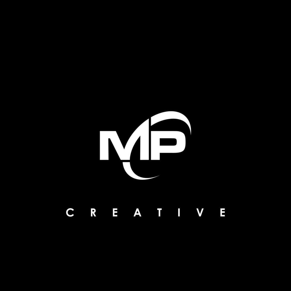 MP Letter Initial Logo Design Template Vector Illustration