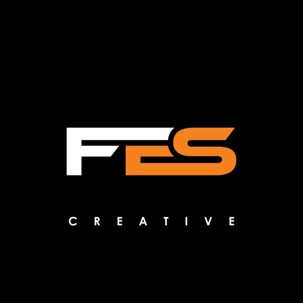 FES Letter Initial Logo Design Template Vector Illustration