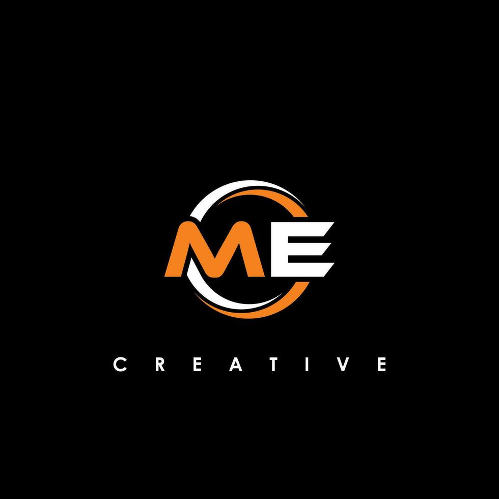 ME Letter Initial Logo Design Template Vector Illustration