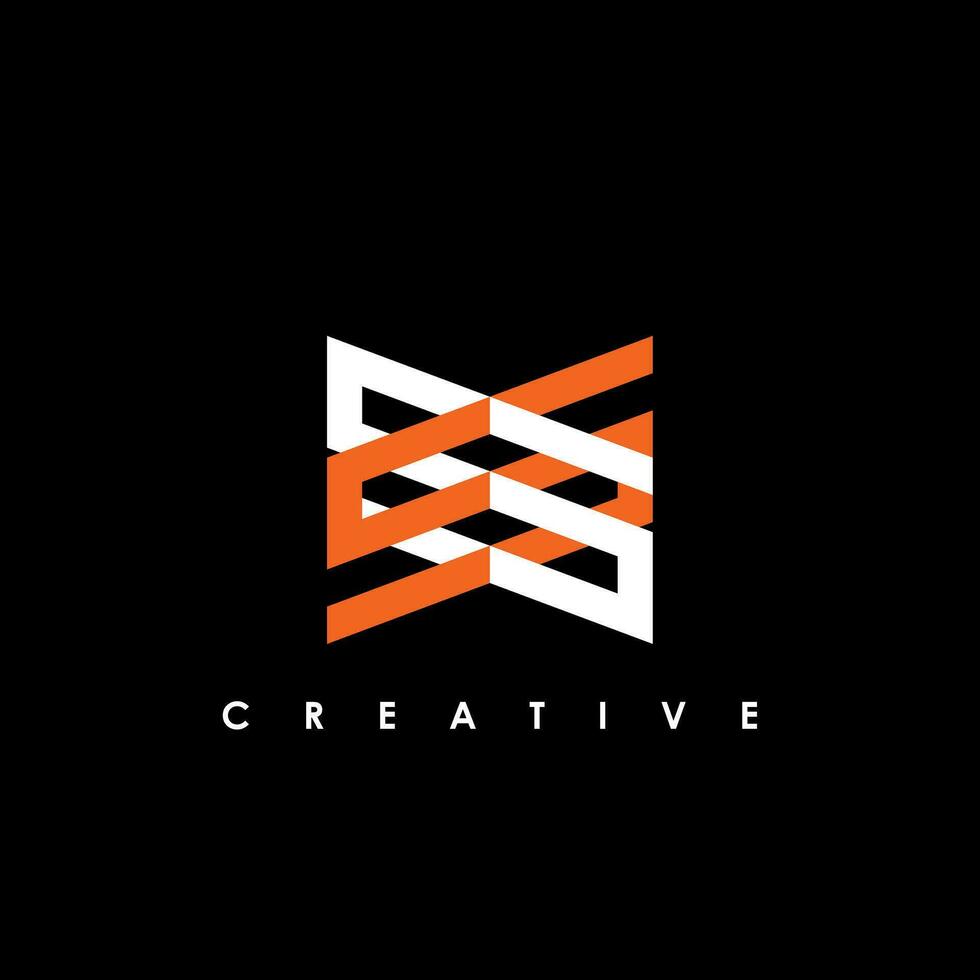 SS Letter Initial Logo Design Template Vector Illustration