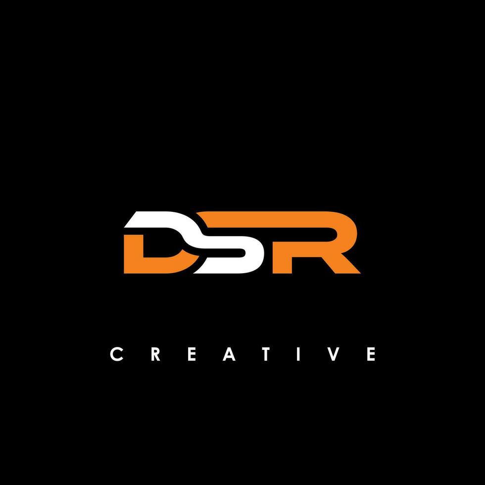 dsr letra inicial logo diseño modelo vector ilustración