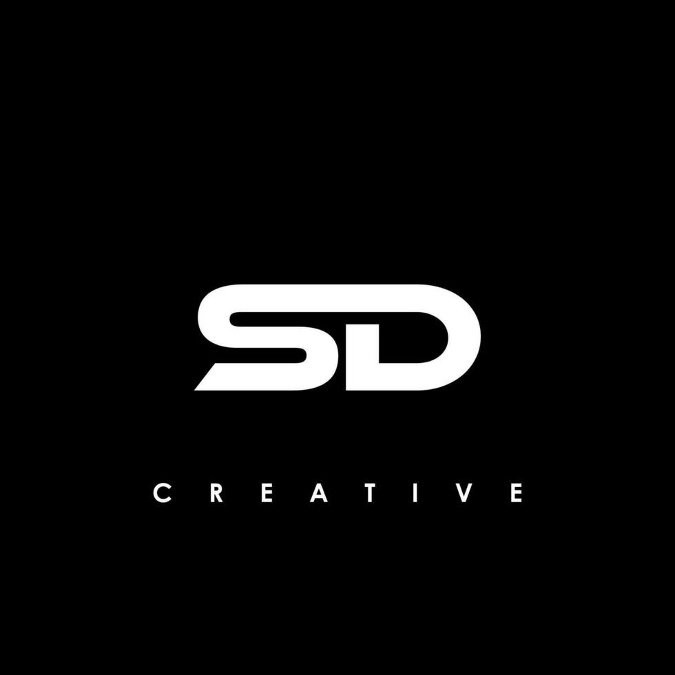 SD Letter Initial Logo Design Template Vector Illustration
