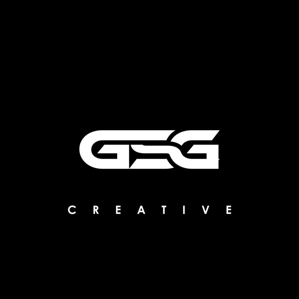 GSG Letter Initial Logo Design Template Vector Illustration