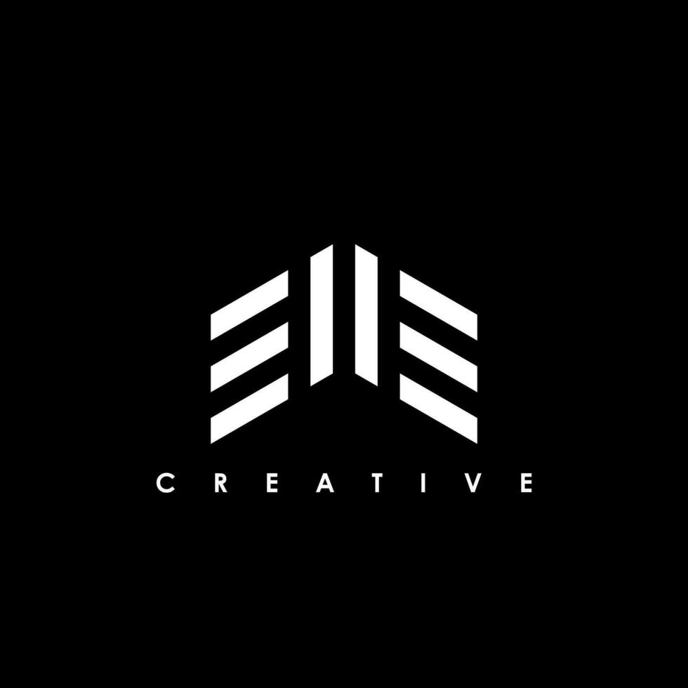 EE Letter Initial Logo Design Template Vector Illustration