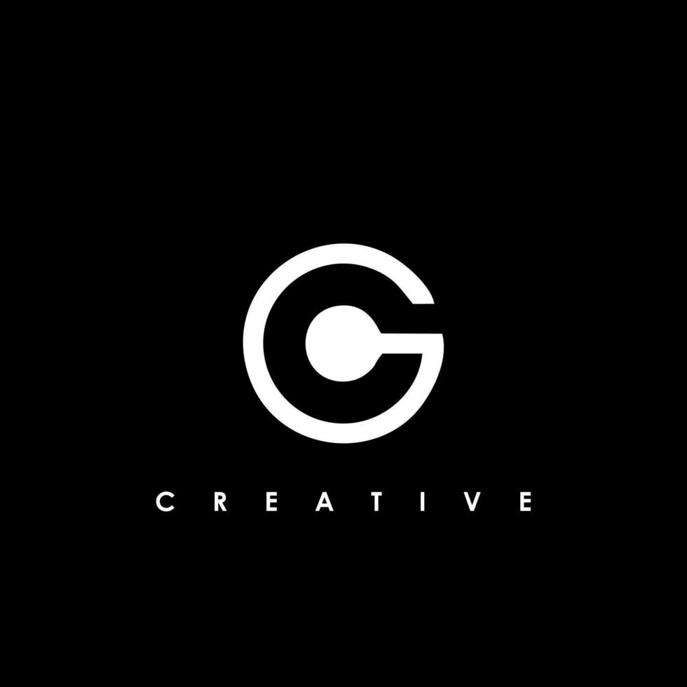 CG, GC Letter Initial Logo Design Template Vector Illustration
