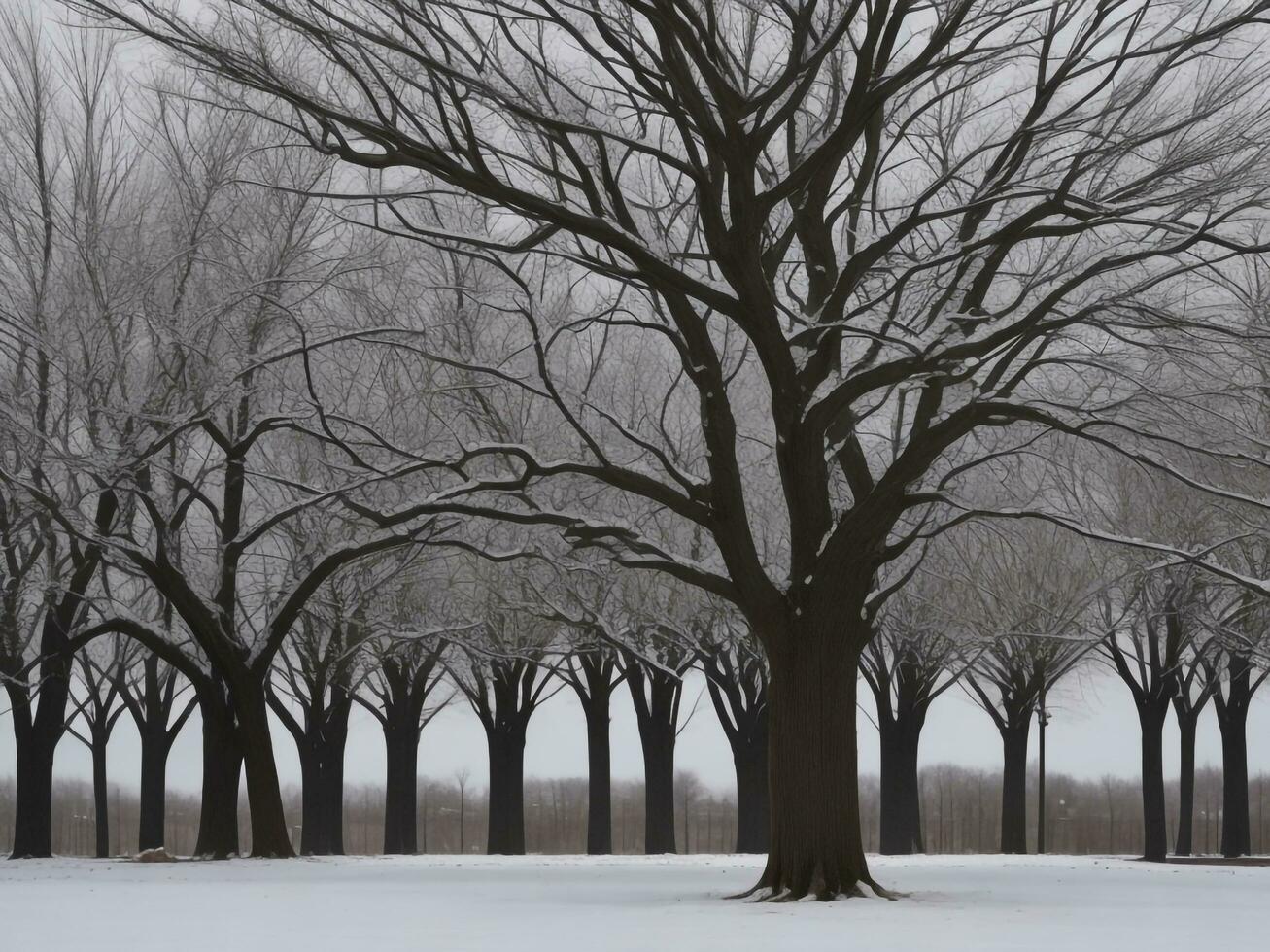 tree beautiful close up image ai generated photo