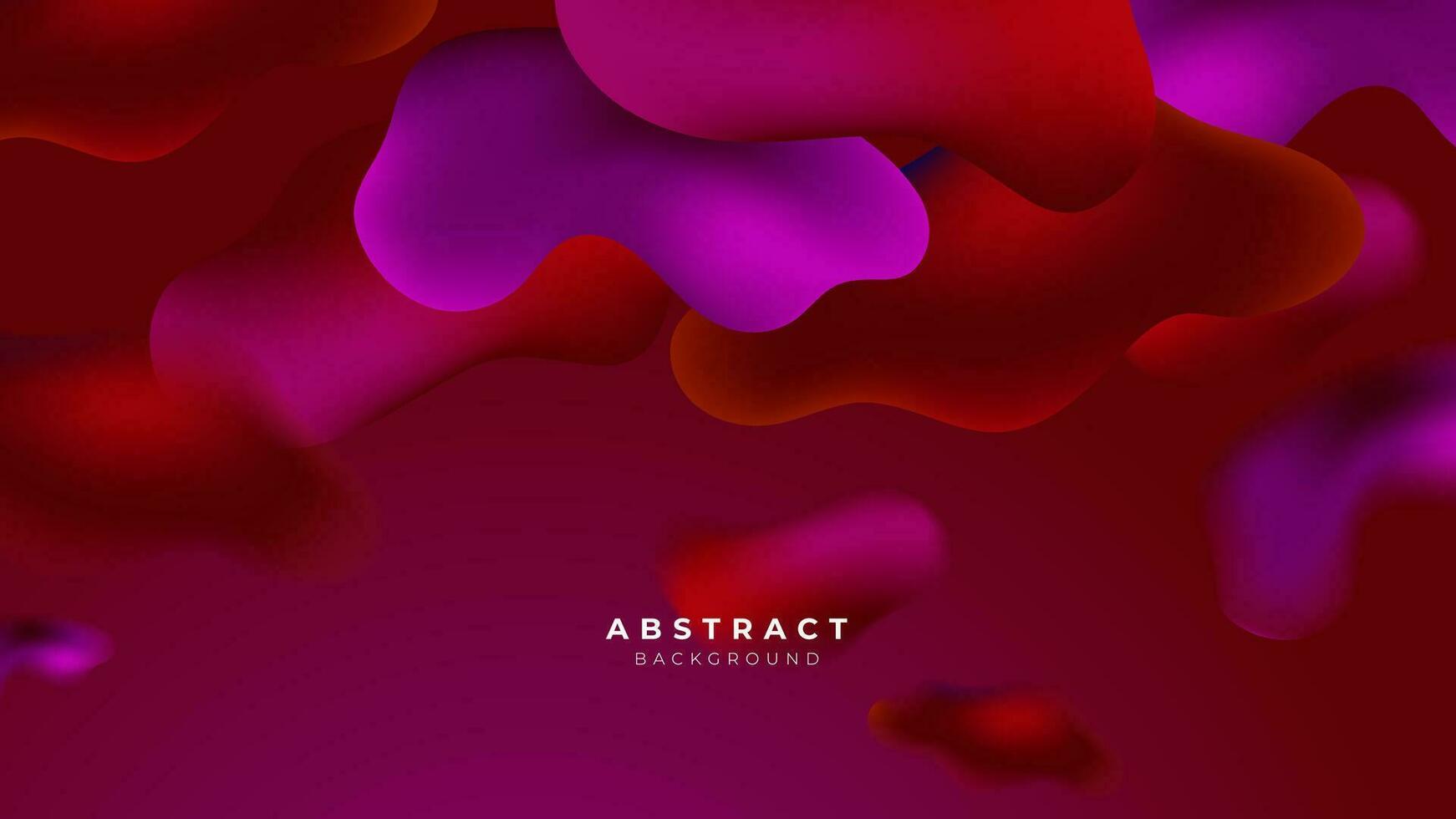 3D liquid magenta red colorful futuristic gradient vivid background suit for web landing page wallpaper banner backdrop presentation and much more Premium Vector