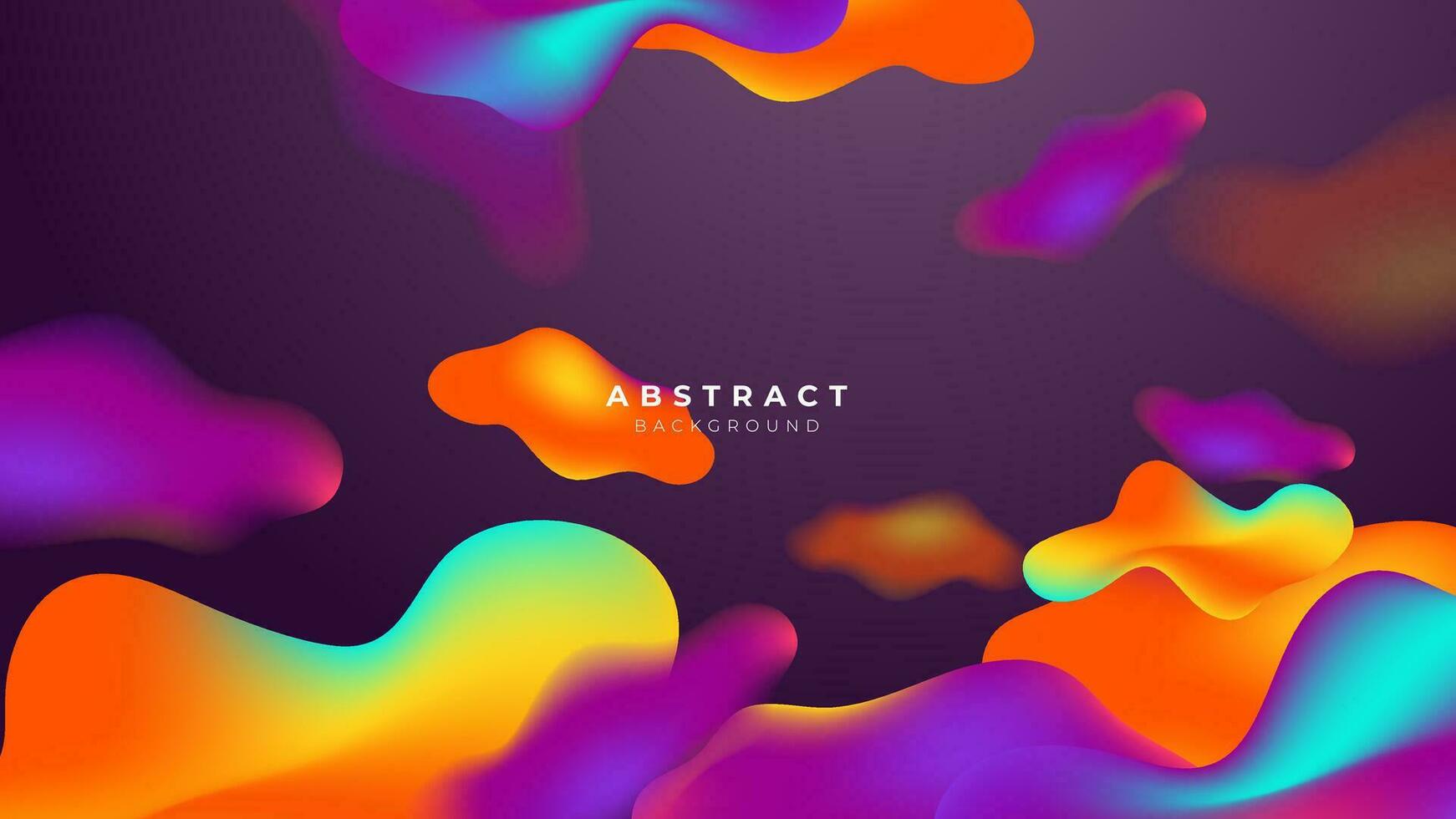 3D liquid colorful futuristic gradient vivid background suit for web landing page wallpaper banner backdrop presentation and much more Premium Vector